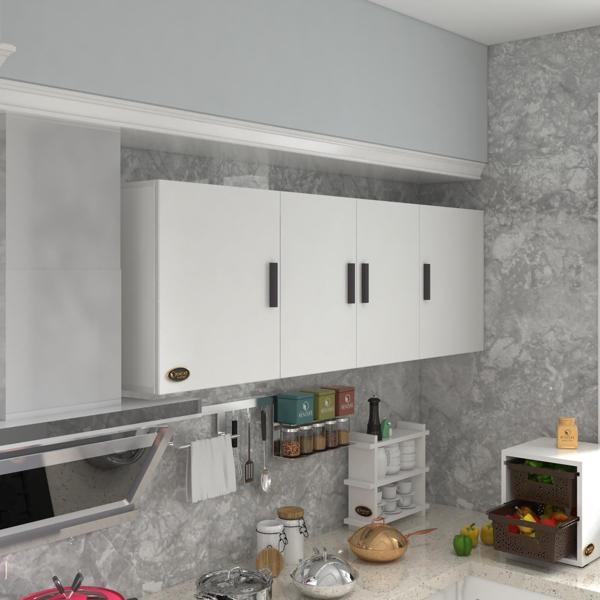 Kenzlife hazır mutfak silvanus byz 060*180*32 mutfak banyo dolabı kapaklı raflı - Image 1