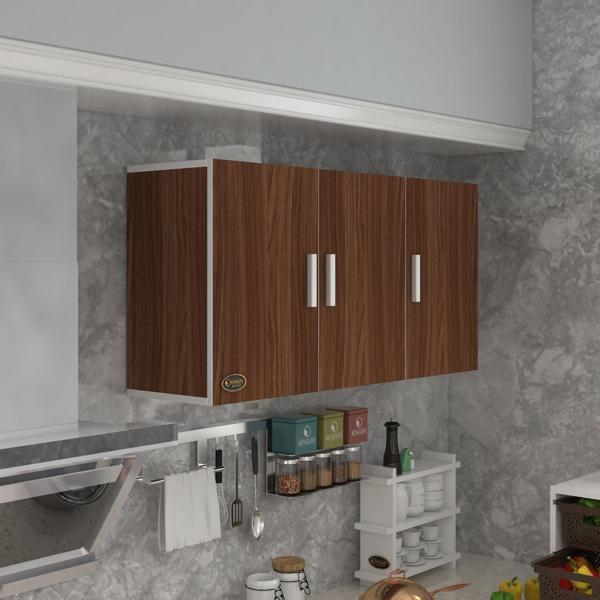 Kenzlife hazır mutfak dirca32 cvz 060*120*32 mutfak banyo dolabı kapaklı raflı - Image 1