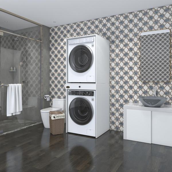 Kenzlife çamaşır-kurutma makinesi dolabı avi senna byz 187*070*60 çekmeceli banyo - Image 1