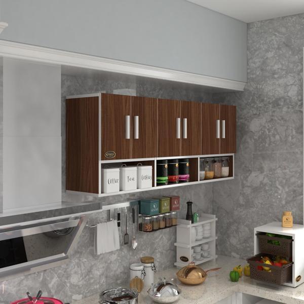 Kenzlife hazır mutfak vice cvz 060*180*22 mutfak banyo dolabı kapaklı raflı - Image 1