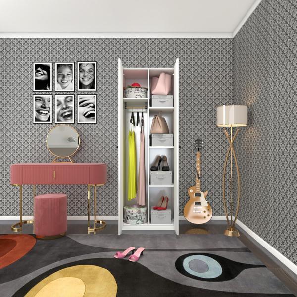 Kenzlife gardırop 2 kapılı leylak byz 173*60*42 gardolap dolap ofis kapaklı - Image 1