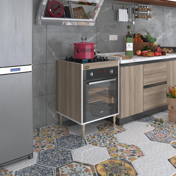Kenzlife ankastre modülü kabini lev yaşin crd 89-81*60*56 fırın ocak dolabı ayarlı ayaklı  - Image 1