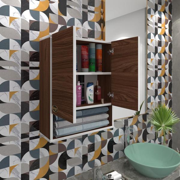 Kenzlife banyo ecza dolabı bakunin cvz 60*40*20 mutfak (m)üst arkalıklı alt arkalıksız - Image 1
