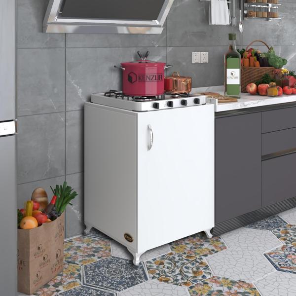 Kenzlife ocak dolabı ahunaz byz 85*60*56 hazır mutfak klasik set üstü ocak için arkalıksız - Image 1