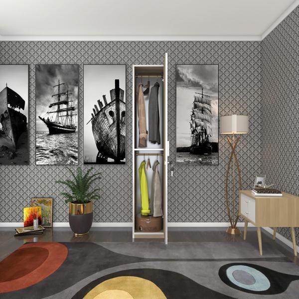 Kenzlife kilitli gardırop öğrenci dolabı tek kapılı günebakan crd 180*35*42 gardolap dolap ofis - Image 1