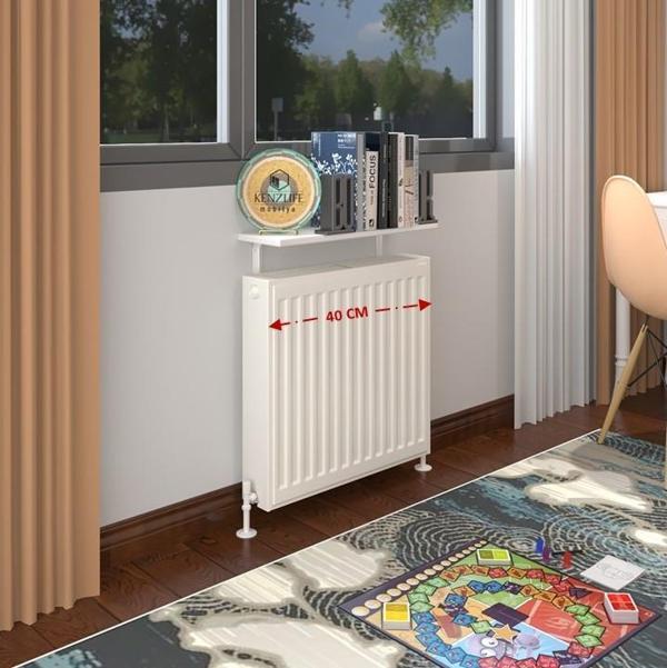 Kenzlife petek üstü raf dresuar feng şui byz 040*15 tekli kitaplık duvar rafı 040 cm uzunluk - Image 1