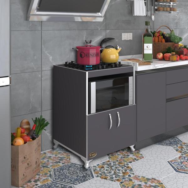 Kenzlife ocak dolabı bade gri 85*60*57 mutfak modül mini fırın  ankastre ocak için - Image 1