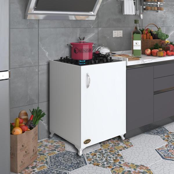 Kenzlife ocak dolabı benek byz 85*60*56 hazır mutfak ankastre gömme ocak için arkalıksız - Image 1
