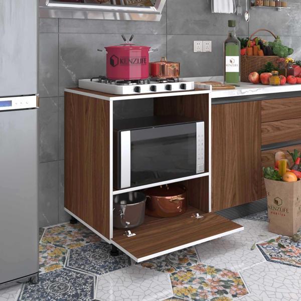 Kenzlife ocak dolabı bennu cvz 85*70*60 XLARGE kapaklı hazır mutfak klasik setüstü ocak için sabit tabla - Image 1