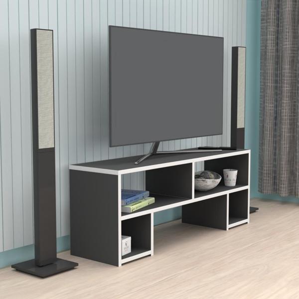 Kenzlife televizyon sehpası abudabi gri 040*120*30 tv ünitesi - Image 1
