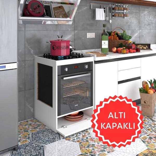 Kenzlife ankastre modülü kabini vanadyum3 byz fırın ocak dolabı kapaklı  - Image 1