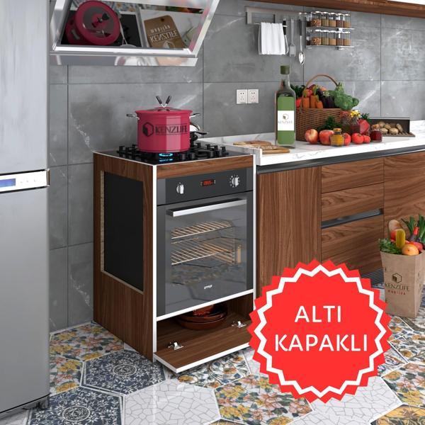 Kenzlife ankastre modülü kabini vanadyum3 cvz fırın ocak dolabı kapaklı  - Image 1