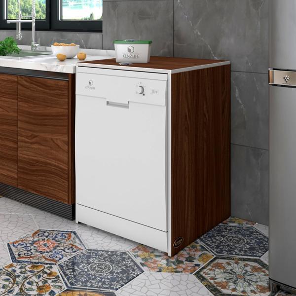 Kenzlife bulaşık&çamaşır&kurutma makinesi dolabı berfu cvz 90*70*60 banyo ofis - Image 1