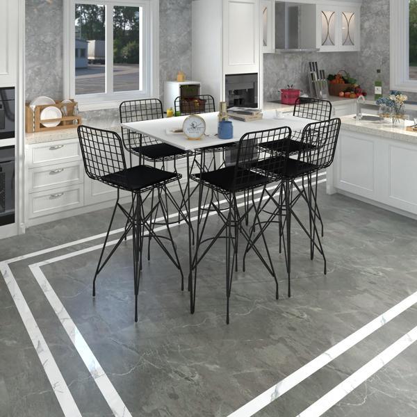 Knsz masa sandalye takımı hem105zengin byzsyh 130*090 6 sandalye syhsyh - Image 1