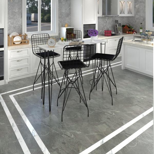 Knsz masa sandalye takımı hem105zengin byzsyh 140*040 4 sandalye syhsyh - Image 1
