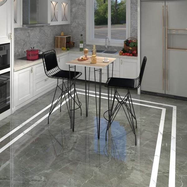 Knsz masa sandalye takımı hem105zengin crdsyh 060*060 2 sandalye syhsyh sırt minderli - Image 1