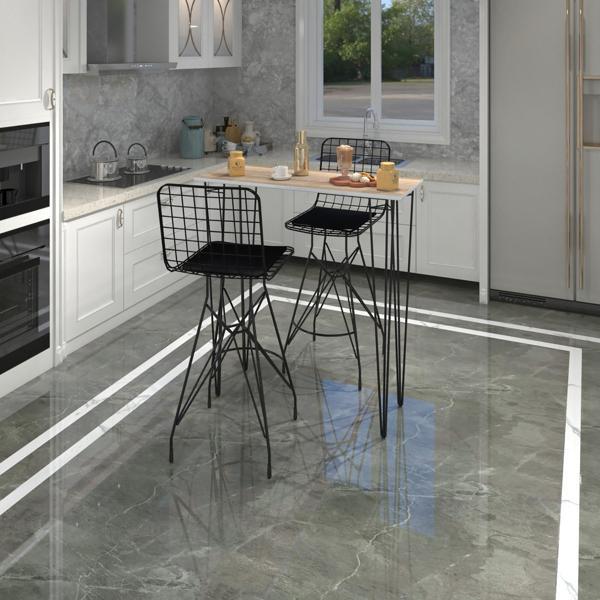 Knsz masa sandalye takımı hem105zengin crdsyh 100*040 2 sandalye syhsyh - Image 1