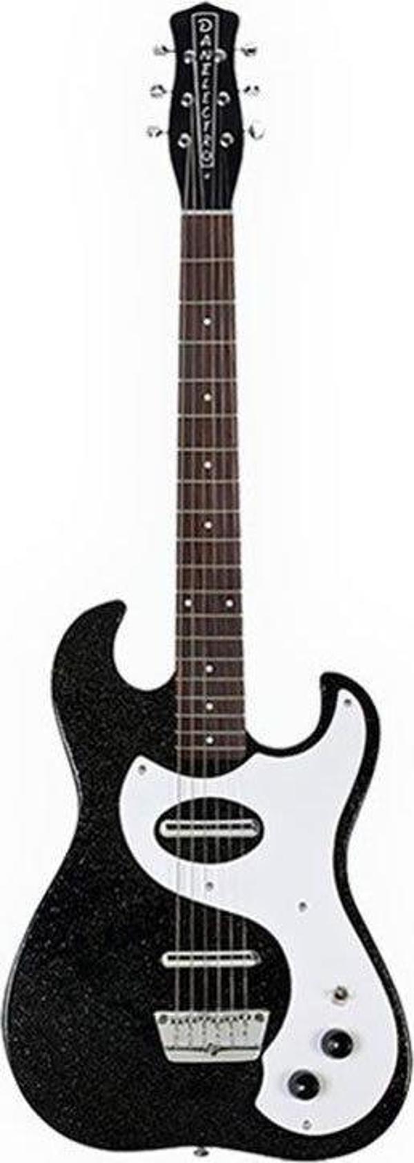 Danelectro 63 Dano Elektro Gitar (63DANOBLKSPK) - Image 1