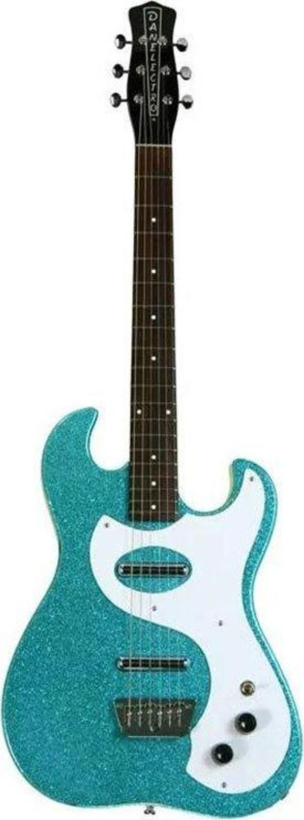 Danelectro 63 Dano Elektro Gitar (63DANOTURQMF) - Image 1