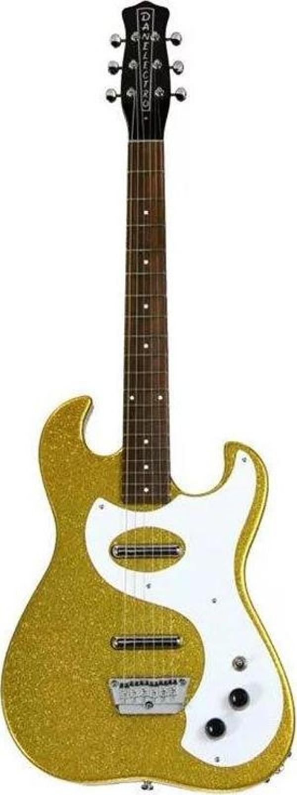 Danelectro 63 Dano Elektro Gitar (63DANOGOLDMF) - Image 1