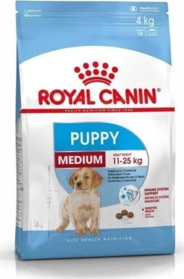 Royal Canin Orta Irklar için Yavru Kuru Köpek Maması 4 kg - Image 1