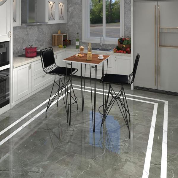 Knsz masa sandalye takımı hem105zengin cvzsyh 070*070 2 sandalye syhsyh sırt minderli - Image 1