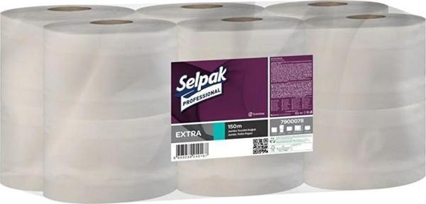Selpak Extra Jumbo Tuvalet Kağıdı 12 Rulo 150 Mt - Image 1