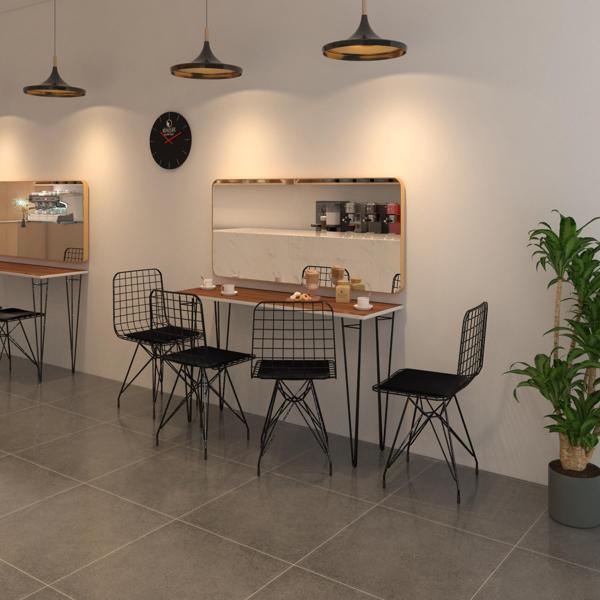 Knsz masa sandalye takımı hem75mazlum cvzsyh 140*040 4 sandalye syhsyh - Image 1