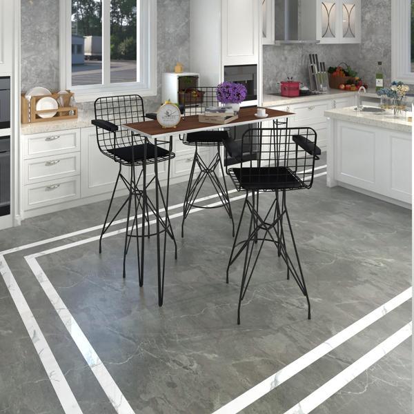 Knsz masa sandalye takımı hem105zengin cvzsyh 140*040 3 sandalye syhsyh kolçaklı - Image 1