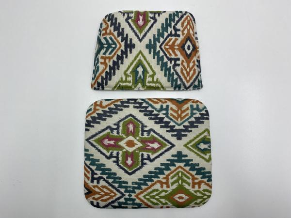Knsz minder seti 1 li mazlum kilim desen oturma ve sırt tel sandalyesi minderi bir arada - Image 1