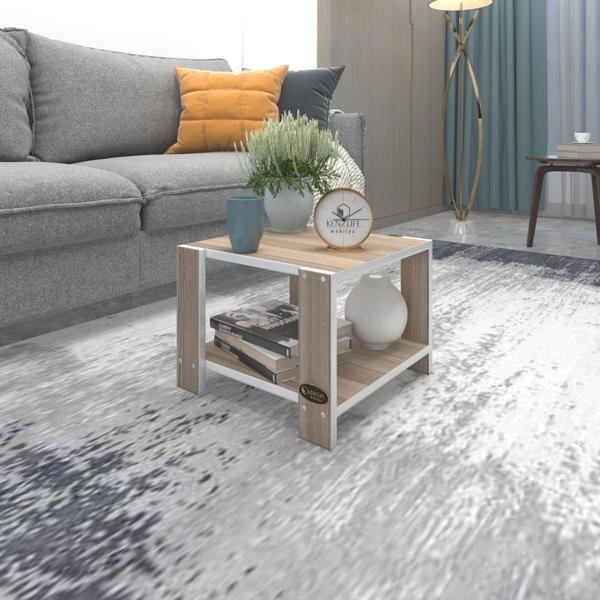 Kenzlife orta salon sehpası cakarta crd 39*39*39 yemek sofra bilgisayar (m) - Image 1