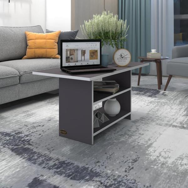 Kenzlife orta salon sehpası hamburg gri 045*090*50 yemek masası - Image 1
