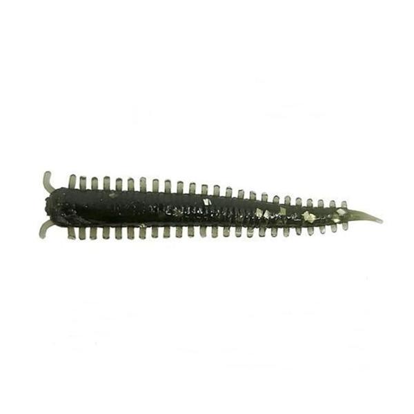 Kendo Zombie Worm Blueberry Scent CY029 Lrf Silikonu 4cm Dark Green - Image 1