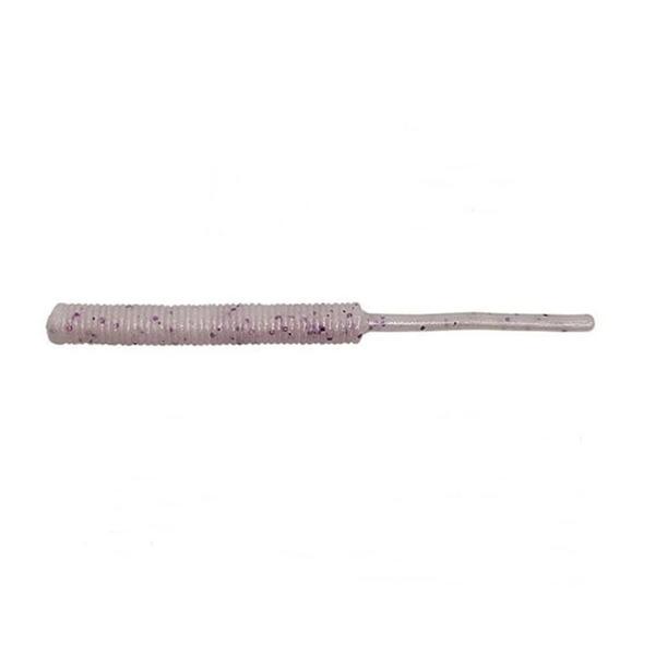 Kendo Fire Worm Shrimp Scent 5cm Lrf Silikon Yem White/Purple Glitter - Image 1