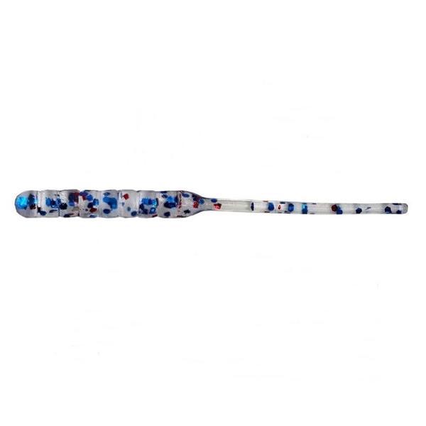 Kendo Arrow Worm Shrimp Scent CY400 Lrf Silikonu 5,5cm Red/Blue Glitter - Image 1