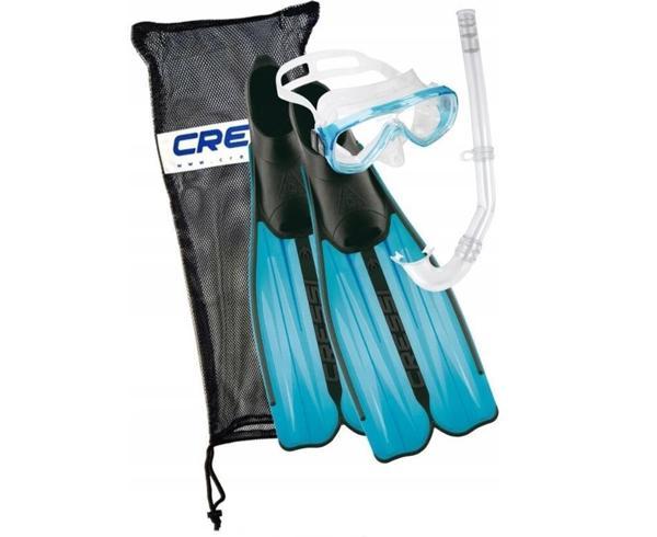 Cressi Rondinella Palet Maske Şnorkel Seti Aquamarine-43-44 - Image 1