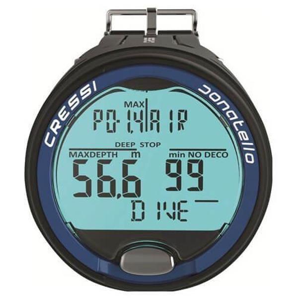 Cressi Donatello Diving Computer BLACK - BLUE - Image 1