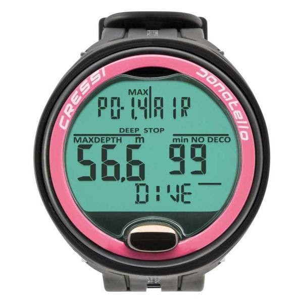 Cressi Donatello Diving Computer BLACK - PINK - Image 1