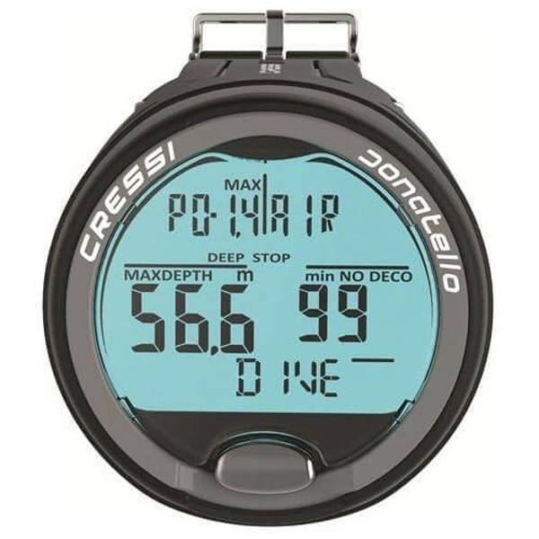 Cressi Donatello Diving Computer BLACK - SILVER - Image 1