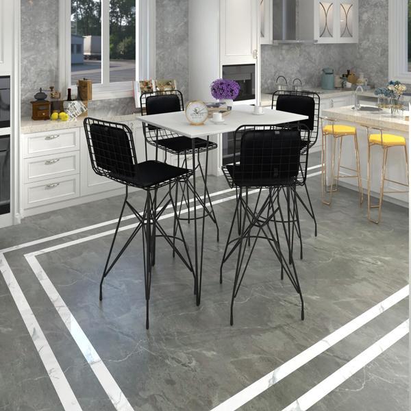 Knsz masa sandalye takımı hem105zengin byzsyh 100*070 4 sandalye syhsyh sırt minderli - Image 1