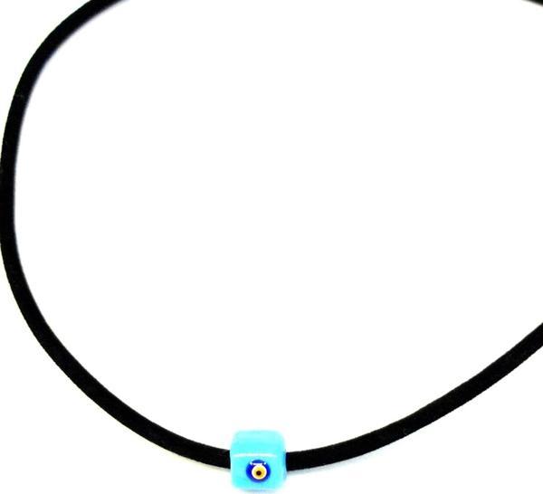 Cam Göz Kadife Kolye - 312 - Image 1