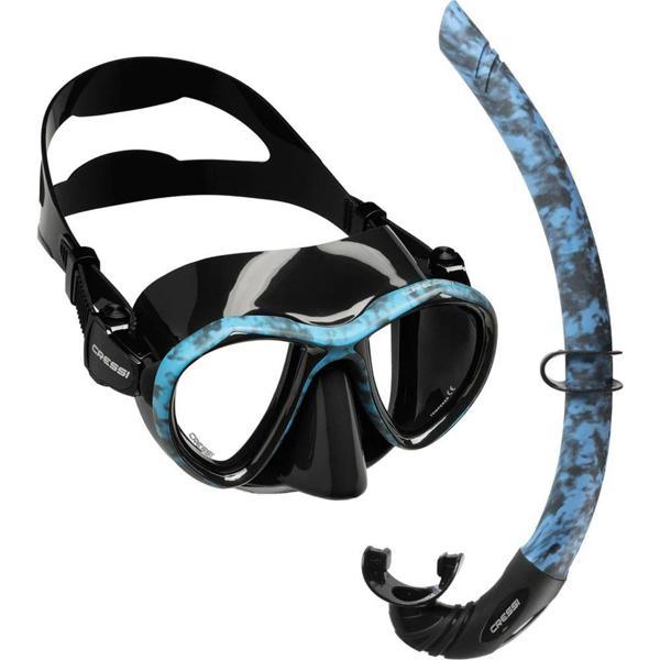 Cressi Metis Maske - Corsica Şnorkel Set BLUE CAMO - Image 1