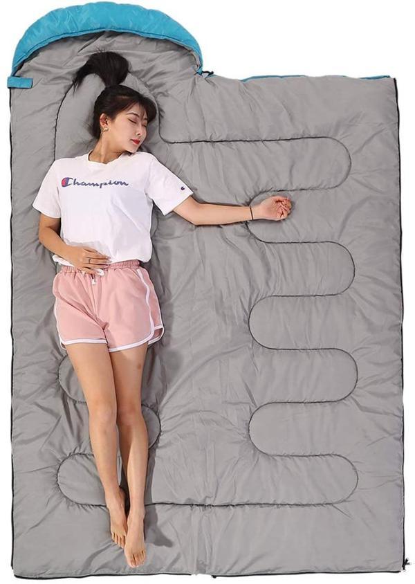 Evolite Camper Pro SQ Uyku Tulumu 0ºC MAVİ-Left - Image 1