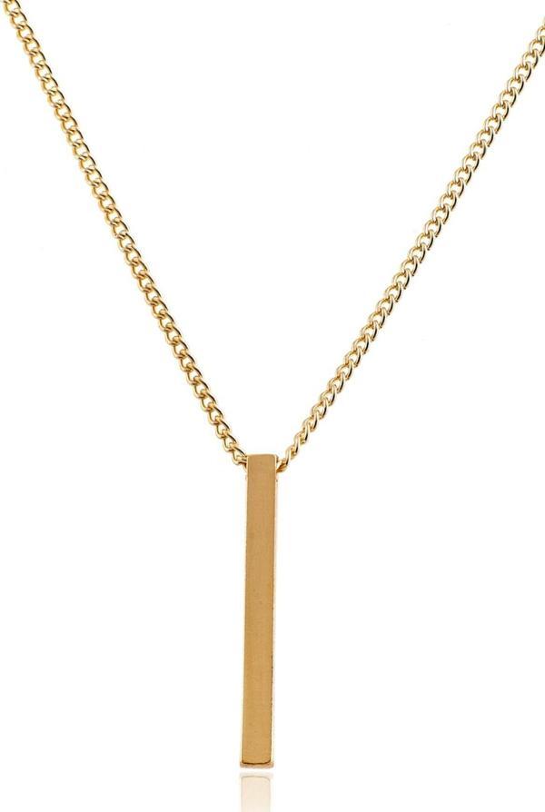 Çubuk Altın Kaplama Kolye 70 Cm - 48 - Image 1