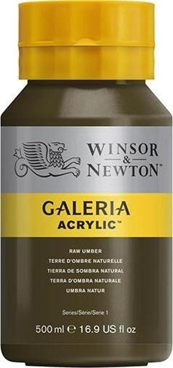 Winsor & Newton Galeria Akrilik Boya 500ml Raw Umber 554 - Image 1