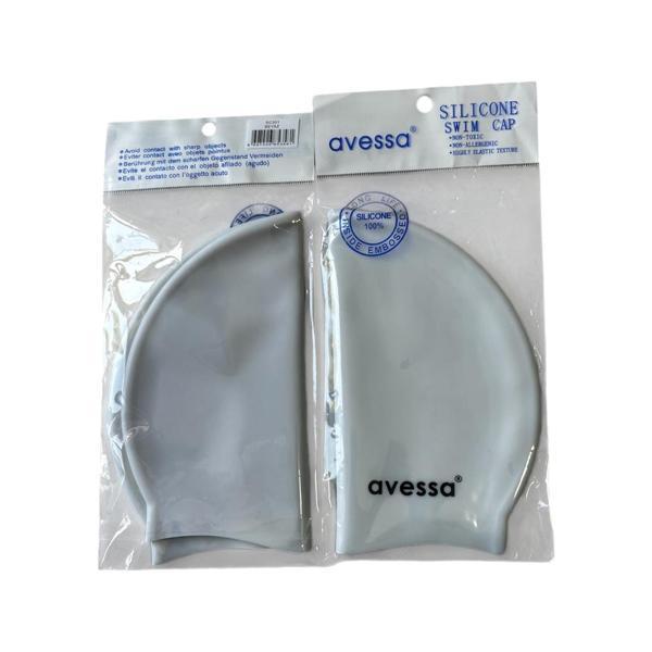 Avessa Slicone Swim Cap  SC301 Beyaz - Image 1