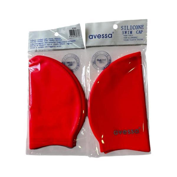 Avessa Slicone Swim Cap  SC404 Açık Kırmızı - Image 1