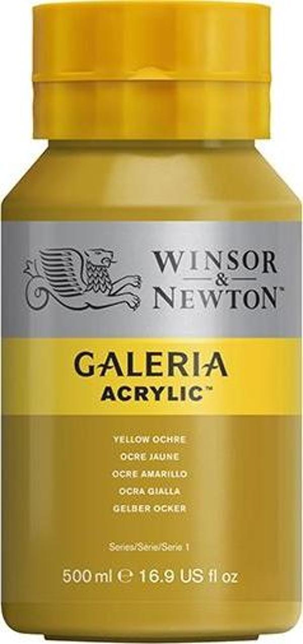 Winsor & Newton Galeria Akrilik Boya 500ml Yellow Ochre 744 - Image 1