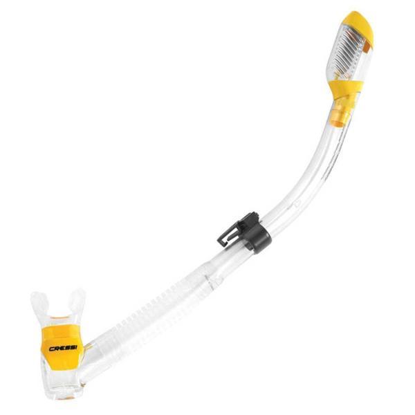 Cressi Supernova Dry Şnorkel CLEAR-YELLOW - Image 1