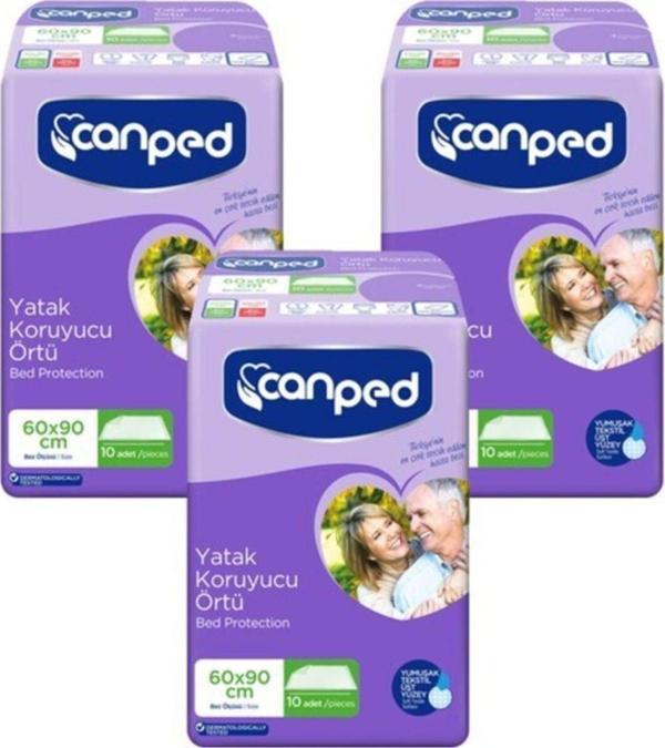 Canped Yatak Koruyucu Örtü 10'lu 3 Paket 60*90 Cm - Image 1